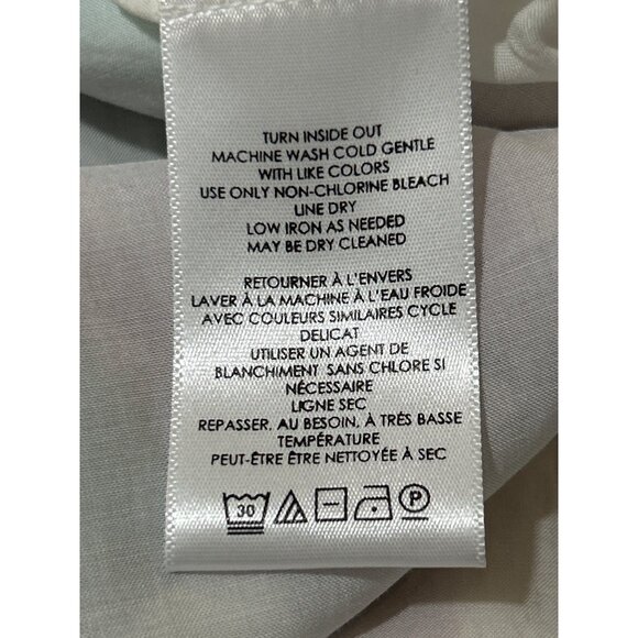 Maeve Anthropologie Women Size 0 Dress Puff Sleeve White Purple Blue Floral NEW - Picture 9 of 10